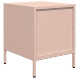 Bedside Cabinet Pink 35x39x43.5 cm Steel 851246