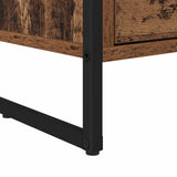Bedside Table 2 pcs Old Wood 39.5 x 30 x 50 cm Engineered Wood 886651