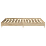 Bed Frame 2 pcs Sonoma 152 x 203 cm Engineered Wood 3402866