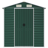 Garden Shed Green Galvanised Steel Large Garden Shed 3188239
