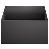 Garden Planter 2 pcs Black 60 x 60 x 30 cm Cold-rolled Steel 8005051