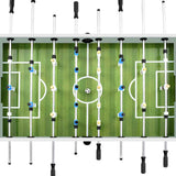Football Table Steel 60 kg 140x74.5x87.5 cm White 92501