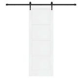 Sliding Door ORKDAL White 73.5 x 211 cm Solid Pine Wood 3333805