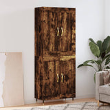 Highboard Smoked Oak 69.5x34x180 cm Engineered Wood 3199670