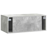Wall-Mounted TV Cabinet Concrete Grey 78.5 x 41 x 30 cm 899368