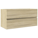Sink Cabinet Sonoma Oak 90x38.5x45 cm Engineered Wood 849638