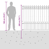 Spike Ring Fence HORST Black 42030109