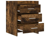 Bedside Tables Smoked Oak 40 x 36 x 70 cm Engineered Wood 8011031