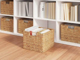 Storage Baskets 2 pcs Natural 28 x 28 x 28 cm Water hyacinth 42020139