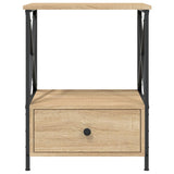 Bedside Tables 2 pcs Sonoma Oak 50x41x65 cm Engineered Wood 826086