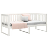 Day Bed without Mattress White 90x200 cm Solid Wood Pine 820872