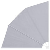 Collapsible Balcony Side Awning Grey 210x210 cm 41573