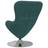 Egg Chair Dark Green 63 x 73 x 90 cm Velvet 42002726