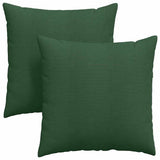 Sofa Pillows 2 pcs Dark Green 60 x 60 cm Corduroy Fabric 42014037