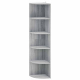 Corner Shelf 5-Tier 41.5 x 41.5 x 178 cm Engineered Wood 8016331