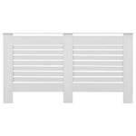 ZNTS Radiator Cover White 152x19x81.5 cm MDF 284321