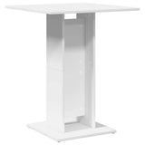 Bistro Table White 60x60x75 cm Engineered Wood 802102