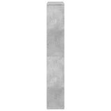 Bookcase Concrete Grey 72x20x120,5 cm Engineered Wood 858159