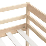 Bed Frame without Mattress Solid Pinewood 90x200 cm 322051