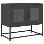 ZNTS TV Cabinet Black 68x39x60.5 cm Cold-rolled Steel 853332