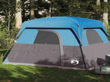 Camping Tent Cabin 4-Person Blue Waterproof 94543