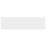 ZNTS Ceramic Bathroom Sink Basin with Faucet Hole White Square 141936