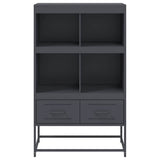 Highboard Anthracite 68.5x39x111.5 cm Steel 846604