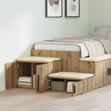 Storage Cabinet 2 pcs Artisan Oak 127 x 41 x 40 cm 866658