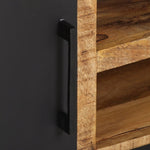TV Cabinet with Doors 105x35x36 cm Solid Wood Mango 374062