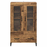 Highboard Old Wood 70 x 31 x 115 cm Engineered Wood and Iron 880860