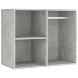 Dressing Table Set with LED Concrete Grey Engineered Wood 3114102