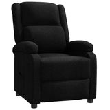 Recliner Chair Black Fabric 342421