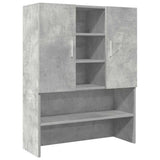 Washing Machine Cabinets 2 pcs Concrete Grey Engineered wood 3324919