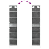 Bathroom Furniture Set 3 pcs Concrete Grey 33 x 34.5 x 160 cm 3406086