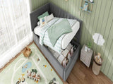 Daybed Upholstered Bed with 3FT Single Sofa Bed 90 x 190 cm, Ottoman Bed with Hydraulic N601P343711G