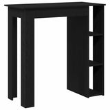 Bar Table Black Oak 102 x 50 x 103.5 cm Engineered Wood 862706