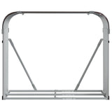 Log Holder Brown 120x45x100 cm Galvanised Steel 364573