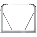 ZNTS Log Holder Brown 120x45x100 cm Galvanised Steel 364573