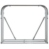 ZNTS Log Holder Brown 120x45x100 cm Galvanised Steel 364573