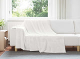 Throw Blankets 6 pcs White 150 x 200 cm Fleece 42016814