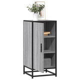 Sideboard Grey Sonoma 35.5x35x76 cm Engineered Wood and Metal 848942
