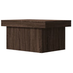 ZNTS Coffee Table Brown Oak 80x55x40 cm Engineered Wood 840869