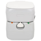 Portable Camping Toilet Grey and White 2212 L HDPE 154405