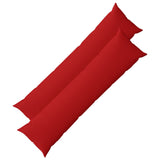 Cushion with Pillow HEERLEN 2 pcs Red Fabric 926096