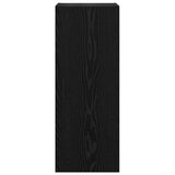Wall Mounted Cabinet Black Oak 34.5 x 34 x 90 cm 882612
