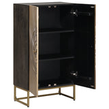 Highboard Brass 53.5 x 30 x 95 cm 42020074