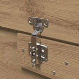 Storage Bed Frame Artisan Oak 150 x 200 cm Engineered Wood 3335388