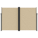 ZNTS Retractable Side Awning Beige 220x1000 cm 4004780