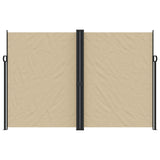 ZNTS Retractable Side Awning Beige 220x1200 cm 4004870