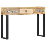 ZNTS Console Table 110x30x76 cm Solid Mango Wood 282761